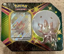 Pokemon Trading Card Game Shiny Eldegoss V! Tin Factory Sealed NEW SHINING FATES - Image 1