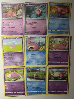 Pokemon TCG Slowbro Collection From 9 Different Art/Set English Cards NM - Image 1