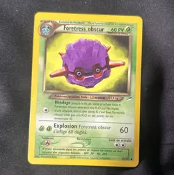 Toretress Obscur 35/105 PV90 Neo Destiny Wizards Rare Pokemon Card French - Image 1