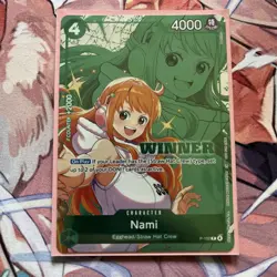 Bandai Winner Nami [Winner] P-102 One Piece CCG Character Card 4000 Power - Image 1
