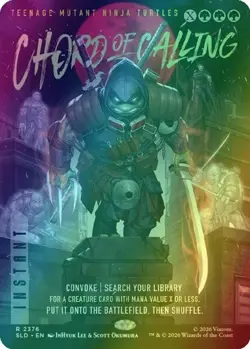 Chord of Calling FOIL | MTG Secret Lair SLD TMNT Last Ronin NM M - Image 1