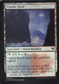 Volatile Fjord - Kaldheim: #273, Magic: The Gathering Nm C258 - Image 1