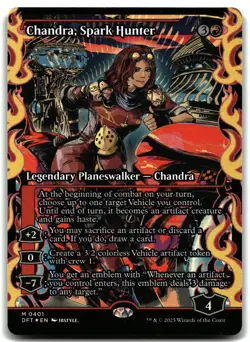 Chandra, Spark Hunter (Showcase) Foil 401 Magic_the_gathering Aetherdrift - Image 1