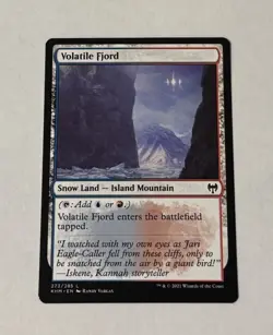 MTG Volatile Fjord - Kaldheim NM - Image 1