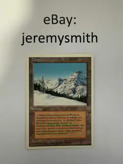 MTG Magic: The Gathering German Revised FWB Taiga NM! - Image 1