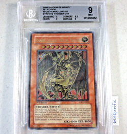 G2U BGS 9 Hamon Lord of Striking Thunder SOIEN002 1st Ultimate Rare YuGiOh Engli - Image 1