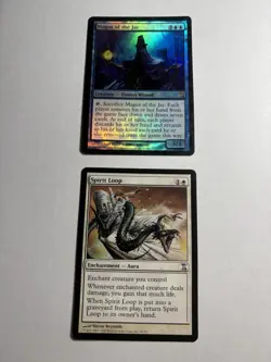 Mtg Magus of the Jar - Foil Time Spiral 67/301 + Spirit Loop 42/301 - Image 1