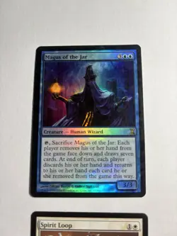 Mtg Magus of the Jar - Foil Time Spiral 67/301 + Spirit Loop 42/301 - Image 2