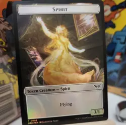 MTG Glimmer Spirit (0006) Double-Sided Token Duskmourn: House of Horror Foil - Image 1