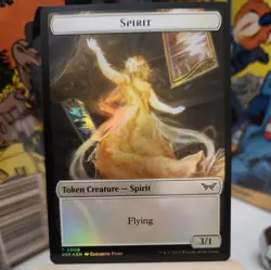 MTG Glimmer Spirit (0006) Double-Sided Token Duskmourn: House of Horror Foil - Image 2