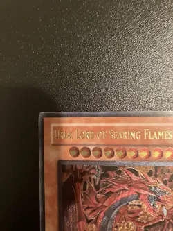 G1N Yugioh Uria Lord of Searing Flames SOIEN001 Ultimate Rare 1st Edition NM - Image 4