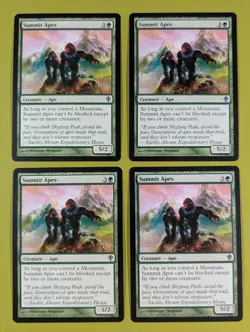Summit Apes x4 Worldwake 4x Playset Magic the Gathering MTG - Image 1