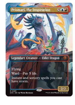 Prismari, the Inspiration - Borderless Secrets of Strixhaven MTG - Image 1