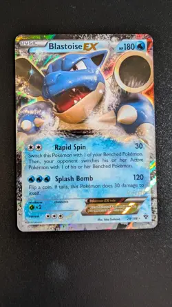Pokemon TCG Blastoise EX Ultra Rare Holo XY 29/146 180 HP Basic Stage 2014 - Image 1