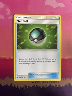 Pokemon Card Net Ball Lost Thunder Uncommon 187/214 Near Mint - Image 1