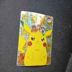 POKEMON POCKET MONSTERS VENDING PRISM STICKER 442 GIANT PIKACHU MISTY ASH - Image 2