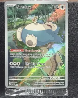2023 Pokemon - Snorlax SVP Black Star Promos 051 Holo Promo Card Sealed - Image 1