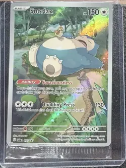 2023 Pokemon - Snorlax SVP Black Star Promos 051 Holo Promo Card Sealed - Image 3
