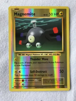 Magnemite REVERSE HOLO 37/108 Pokemon TCG XY Evolutions Card NM - Image 1