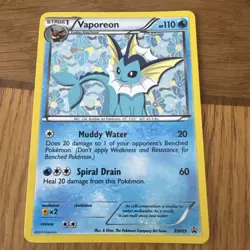 Vaporeon BW89 MP+ - Black Star Promo Holo - B&W Promos Pokemon TCG - Image 1