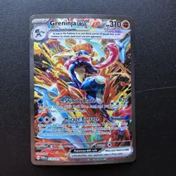 Pokemon 2024 Twilight Masquerade Greninja ex 214/167 Full Art Tera Secret Rare - Image 1