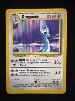 Dragonair 18/102 Base Set MP Pokemon Card - Image 1