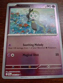 Meloetta 040/094 Me02: Phantasmal Flames Reverse Holo pokemon card - Image 1