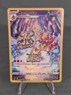 Pokemon Magmortar GG03/GG70 Ultra Rare Holo Crown Zenith Galarian Gallery 140HP - Image 1