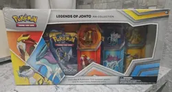 Pokemon TCG Legends of Johto Pin Collection Box - New Sealed (9 Packs, 3 Pins) - Image 1