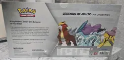 Pokemon TCG Legends of Johto Pin Collection Box - New Sealed (9 Packs, 3 Pins) - Image 2