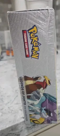 Pokemon TCG Legends of Johto Pin Collection Box - New Sealed (9 Packs, 3 Pins) - Image 4