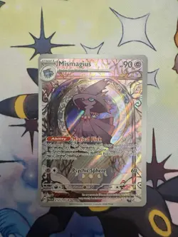 Pokemon TCG Mismagius 212/193 Paldea Evolved Holo Illustration Rare Full Art - Image 1