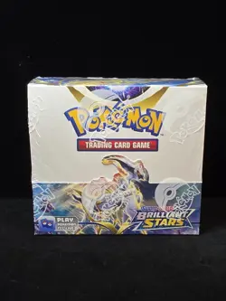 ✨Pokemon Sword & Shield Brilliant Stars Booster Box SEALED w/ Acrylic - MINTY🔥 - Image 1