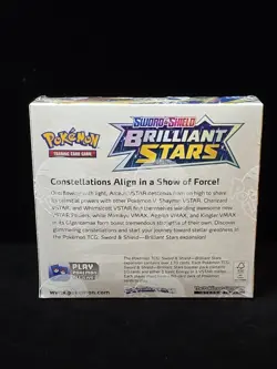 ✨Pokemon Sword & Shield Brilliant Stars Booster Box SEALED w/ Acrylic - MINTY🔥 - Image 4