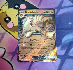 Ninetales EX 038/165 Holo Double Rare Scarlet & Violet 151 English Pokemon Card - Image 1