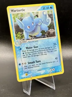 Wartortle 50/112 Reverse Holo Pokemon EX FireRed LeafGreen 2004 Vintage LP/MP - Image 1