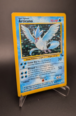 Articuno - Fossil Holo Rare 2/62 - Pokemon TCG (Vintage WOTC) - MP - Image 2