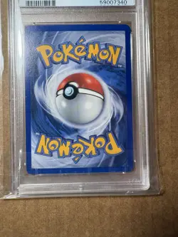 2001 Pokemon Game #34 Entei Reverse Foil Black Star Promo PSA 7 - Image 2