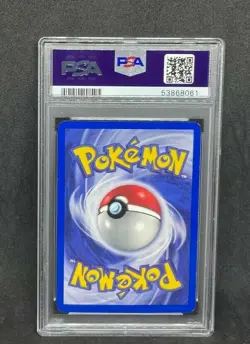 2000 Pokemon Gym Heroes Erika 16/132 Holo Foil Rare WOTC Vintage PSA 7 NM - Image 2