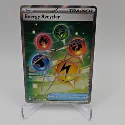 Pokemon Energy Recycler Trainer-Item POR: Full Art Holo Ultra Rare 108/088 - Image 1