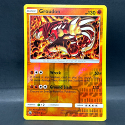2018 POKEMON CELESTIAL STORM GROUDON 81/168 REVERSE HOLO (RARE) - Image 1