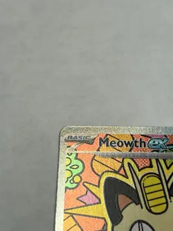 Pokemon TCG Meowth EX 121/088 Special Illustration Rare Perfect Order SIR - M/NM - Image 2