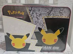 Pokemon 25th Anniversary Celebrations Treasure Chest Lunchbox Tin Factory SEALED - Image 2