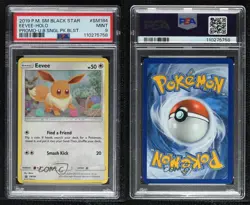 Eevee Holo Pokemon Sun & Moon Black Star Promo PSA 9 MINT - Image 3