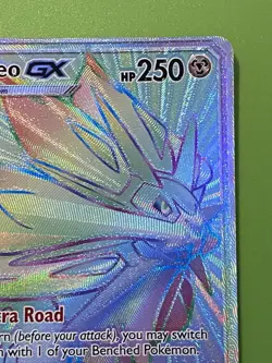 pokemon 🇨🇦 Only Solgaleo GX Secret Rare Sun And Moon Base #155 - Image 3