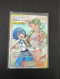 Mallow & Lana 231/236 Rare Ultra Cosmic Eclipse Pokemon - Image 1