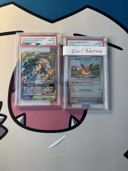 2019 POKEMON JPN SUN & MOON DREAM LEAGUE FULL ART/RESHIRAM & ZEKROM GX PSA 10 - Image 1