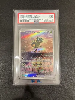 Teal Mask Ogerpon - Pokemon Center Exclusive Promo Stamped - ENG - PSA 9 - Image 1