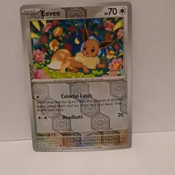 Pokemon Eevee 050/064 Sv: Shrouded Fable Basic 70 HP Common Reverse Holo - Image 1