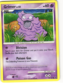 Grimer Common Pokemon TCG Platinum 75/127 - Image 1